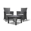 Keter Rattan Allibert Rosario Montana Tea for Two Garden Set